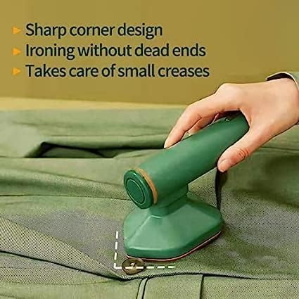 Professional Micro Travel Steam Iron, Mini Ironing Press Machine Portable Handheld Garment Steamer, Lightweight Steamer for Clothes, Suitable for Home and Travel (Multicolour)