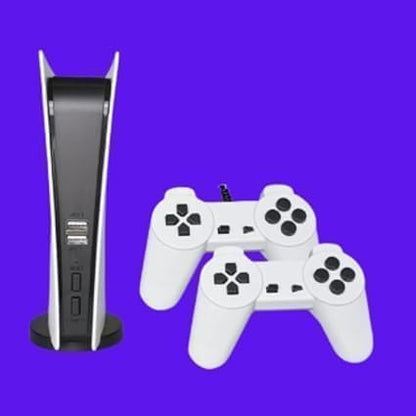 Ultimate Retro Gaming Gift 2.4 G wireless controller game station : GS5 Tv Console With 300 Built-In 8-Bit Games|Usb Wired & Av Output Retro Gaming Console For Tv|Classic Retro Game Station For Family Fun