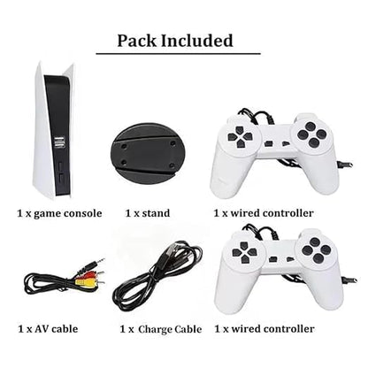 Ultimate Retro Gaming Gift 2.4 G wireless controller game station : GS5 Tv Console With 300 Built-In 8-Bit Games|Usb Wired & Av Output Retro Gaming Console For Tv|Classic Retro Game Station For Family Fun