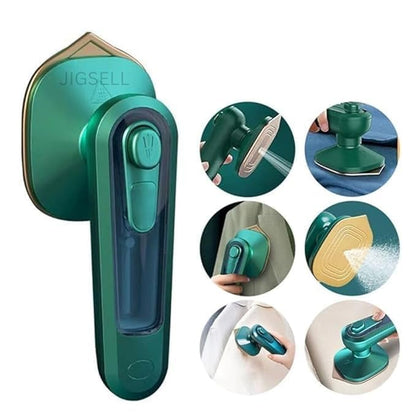 Professional Micro Travel Steam Iron, Mini Ironing Press Machine Portable Handheld Garment Steamer, Lightweight Steamer for Clothes, Suitable for Home and Travel (Multicolour)