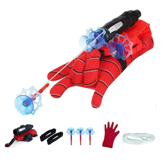 PROBABE Spider Web Shooters For Kids, Spider Web Shooter,Spider Launcher Wrist Toys, Plastic Web Shooter For Kids, Red