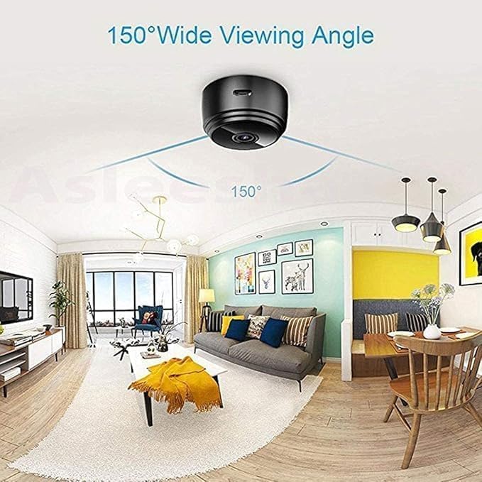 New Mini Wireless WiFi Security Camera | HD 1080p Indoor Video Recorder with Low Light Vision | Portable & Magnetic | Home and Office Monitor